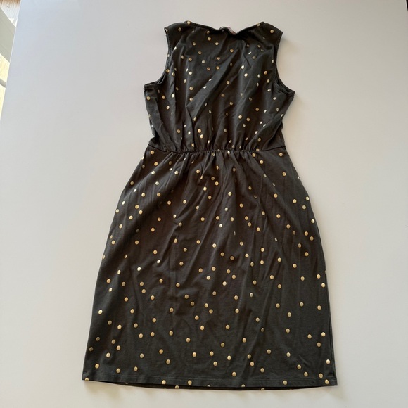 Boden-Melinda Green and Gold- Polka Dot- Tank Dress-Pockets-Spring- Size 8 - Picture 4 of 12